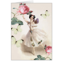 Ballerina Fairy Birthday cards