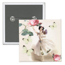 Ballerina Fairy buttons