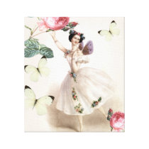 Ballerina Fairy canvas prints