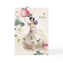 Ballerina Fairy Greeting Cards
