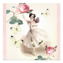 Ballerina Fairy invitations