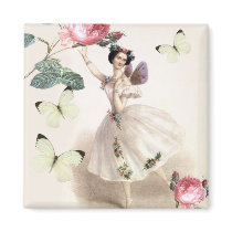 Ballerina Fairy Refrigerator Magnet