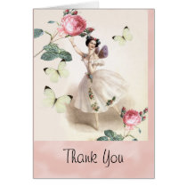 Ballerina Fairy Thank you cards