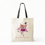 Ballerina girl "add your name" pink ballet bag