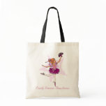 Ballerina girl "add your name" pink ballet bag