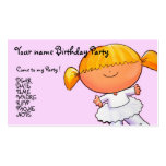 Ballerina Girl - Customise business cards