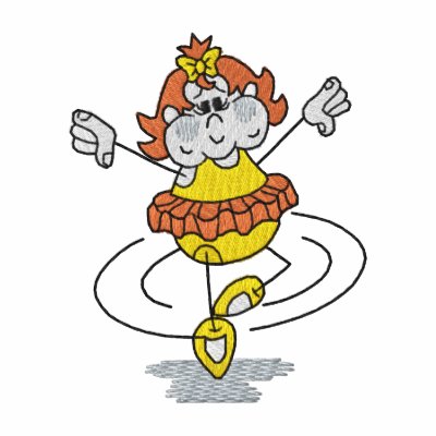 Ballerina Girl by ZazzleEmbroidery