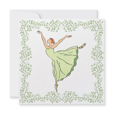 Ballerina Grace Dance Party Invite by tutusweet