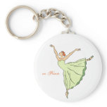 Ballerina Grace en Pointe Keychain