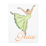 Ballerina Grace Postcard