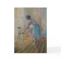 Ballerina in Watercolour Card