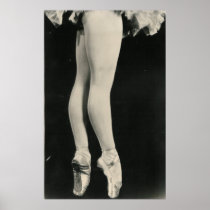 BALLERINA LEGS POSTER