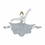 Ballerina Outline embroidered shirts