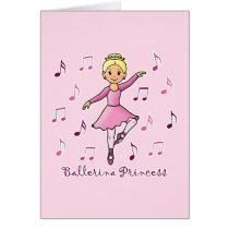 Ballerina Princess Greeting Cards
