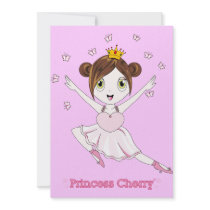 Ballerina Princess Cherry™ Invitation