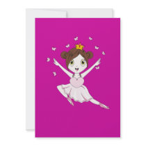 Ballerina Princess Cherry™ Invitation