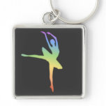 Ballerina - Rainbow 1 Keychains