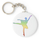 Ballerina - Rainbow 2 Key Chain