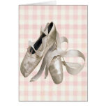Ballerina Shoes Greeting Card