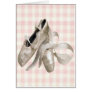 Ballerina Shoes Greeting Card