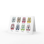 Ballerina Shoes Greeting Card