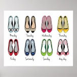 Ballerina Shoes Print