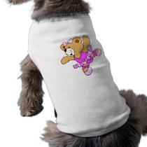 Ballerina Teddy Bear Doggie Tshirt