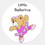 Ballerina Teddy Bear Stickers