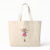 Ballerina Two Stick Figure Bag