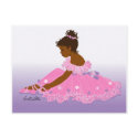 ballerina with signature postcards