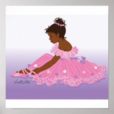 ballerina with signature poster by arnettastokes7