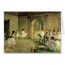 Ballerinas by Edgar Degas Cards