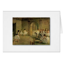 Ballerinas By Edgar Degas Greeting Card