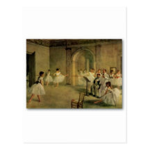 Ballerinas By Edgar Degas Postcard