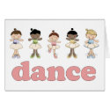 Ballerinas Dance cards