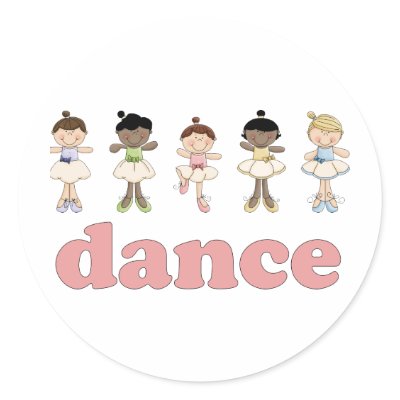 Ballerinas Dance Stickers by CountryCute