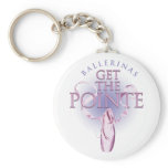 Ballerinas Get the Pointe Key Chain
