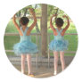 Ballerinas Round Stickers