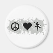 Ballet 5 refrigerator magnet