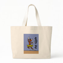 ballet agility dog tote bags