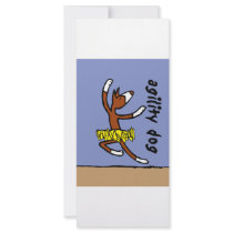 ballet agility dog custom rack card