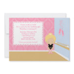 Ballet Birthday Party Invitation