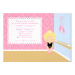 Ballet Birthday Party Invitation