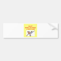 ballet bumper stickers