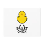 Ballet Chick Post Card