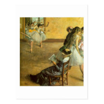 Ballet Class postcard