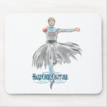Ballet Dancer 3 Blue - Hardcore Couture Mousepads