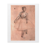 Ballet dancer art pretty ballerina sketch by Degas flyers