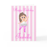 Ballet Dancer Birthday Card