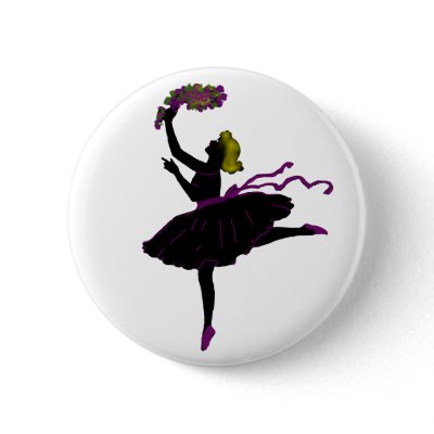 Ballet Dancer Buttons by DODGERFL
